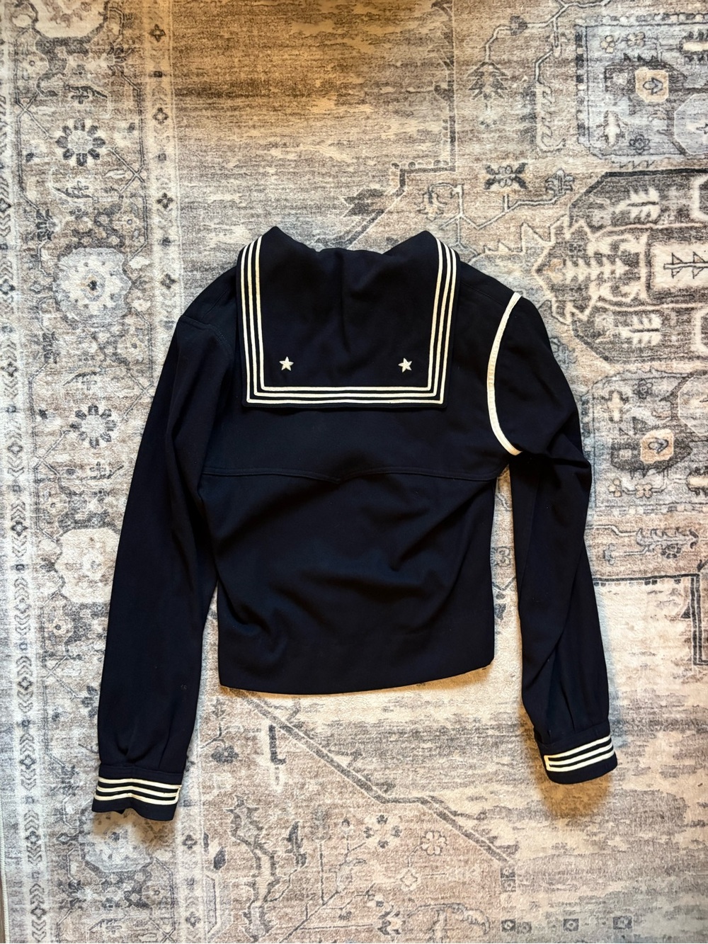Vintage 1950s/1960s U.S. Navy sailor uniform shirt - wool, jacket, crackerjack - Picture 3 of 16